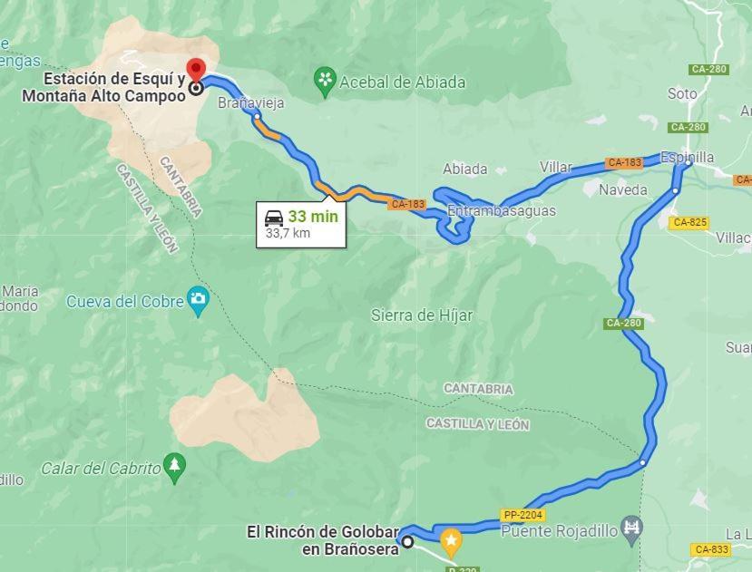 El Rincon De Golobar En Branosera 外观 照片